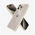 ACS07209 - iPhone 15 Series Ultra Hybrid Case in Natural Titanium showing the back
